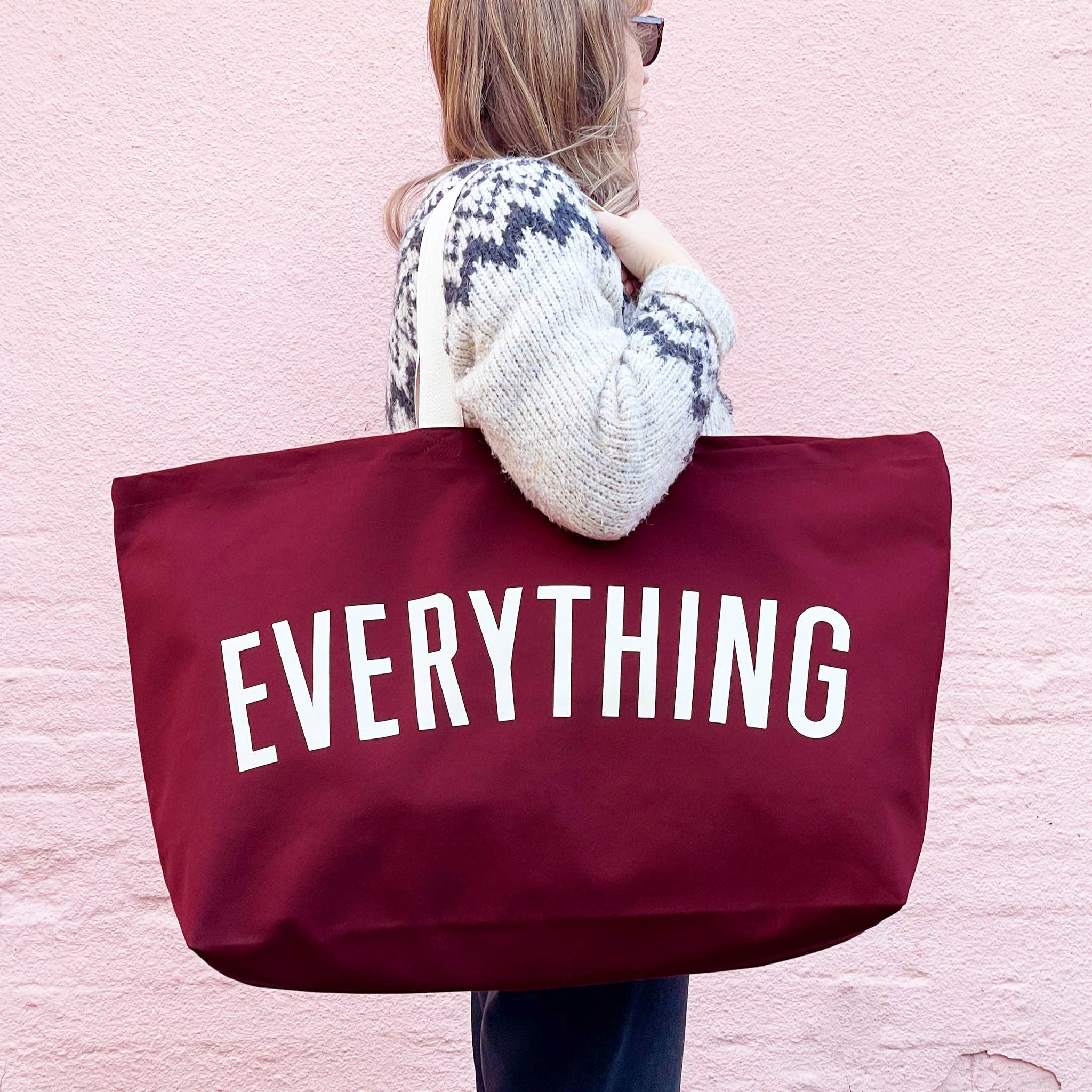 Everything | Burgundy REALLY Big Bag