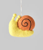 Snail Hanging Felt Ornament