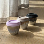 Ceramic Flat White Cup 6oz in Deia