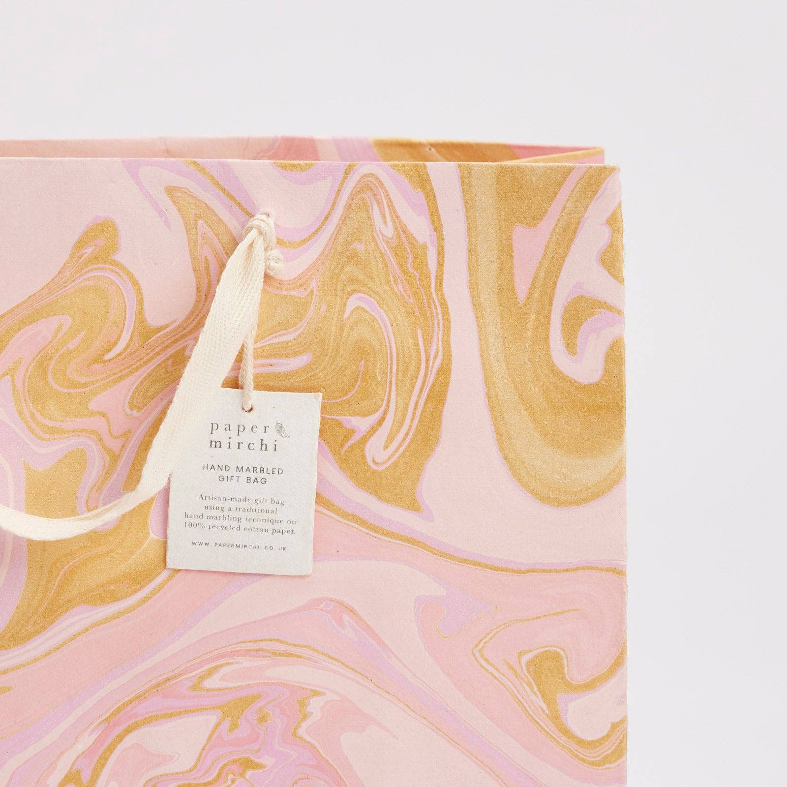Hand Marbled Gift Bags (Large)