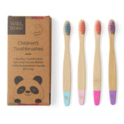 Children's Bamboo Toothbrush | 4 Pack