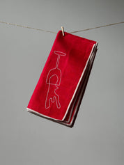 Linen Blend Napkins | Wine (Set of 2)