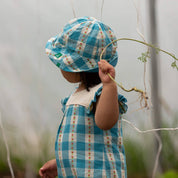 Blue Flowers | Reversible Sunhat
