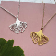 Gingko Leaf Necklace | Gold