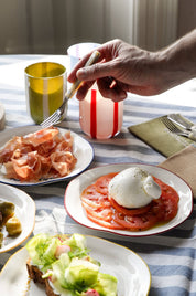 'good food and good company' Statement Plate
