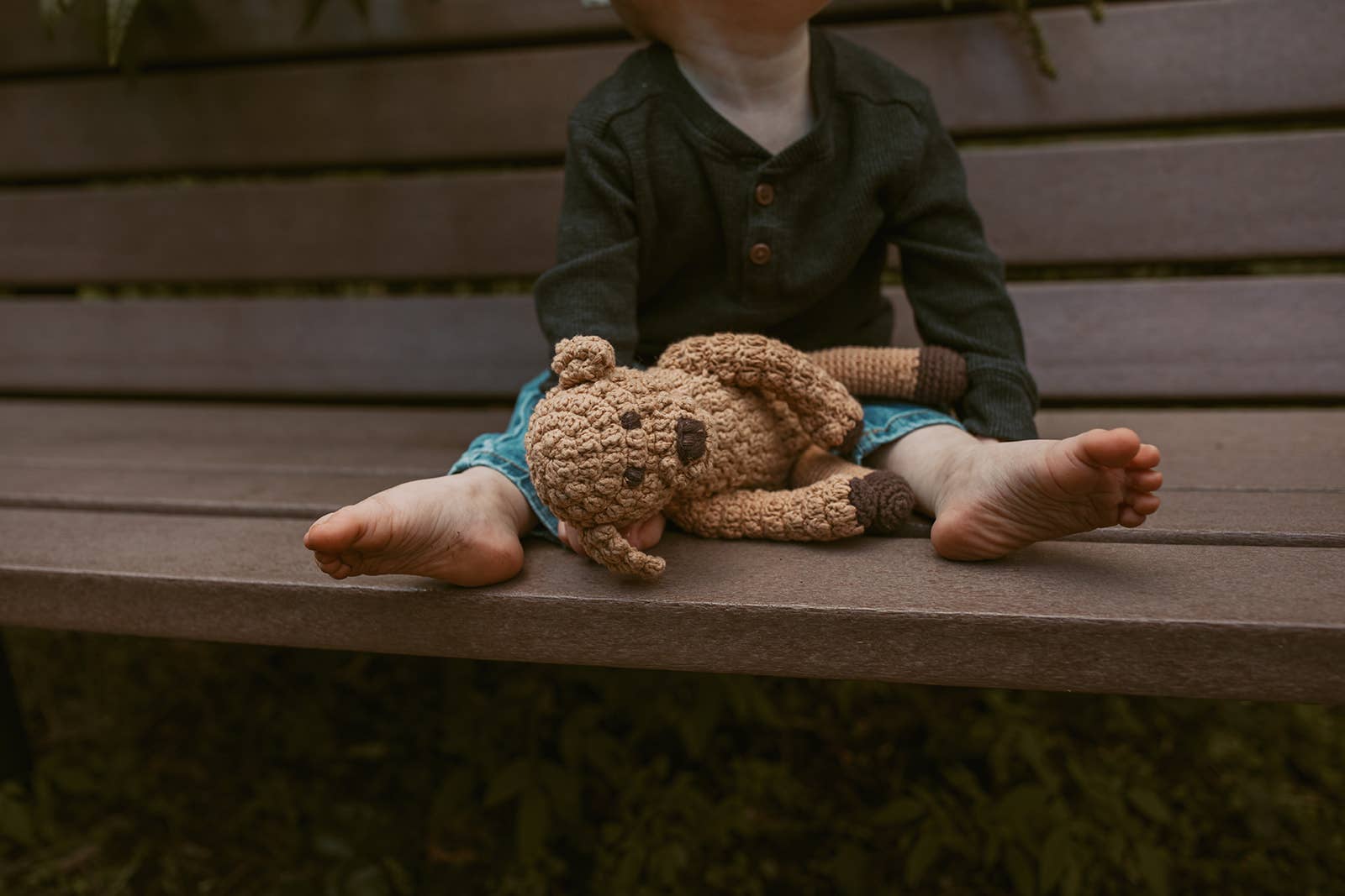 Crochet Baby Toy Goldendoodle rattle