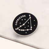 Alphabet Bags Zodiac Enamel Pin | Constellation Design