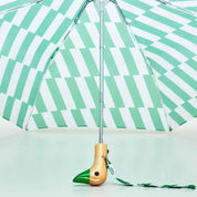 Kelly Bars Candy Green Compact Eco-Friendly Duck Umbrella