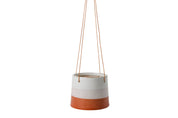 Hanging Pot in Terracotta & Blush