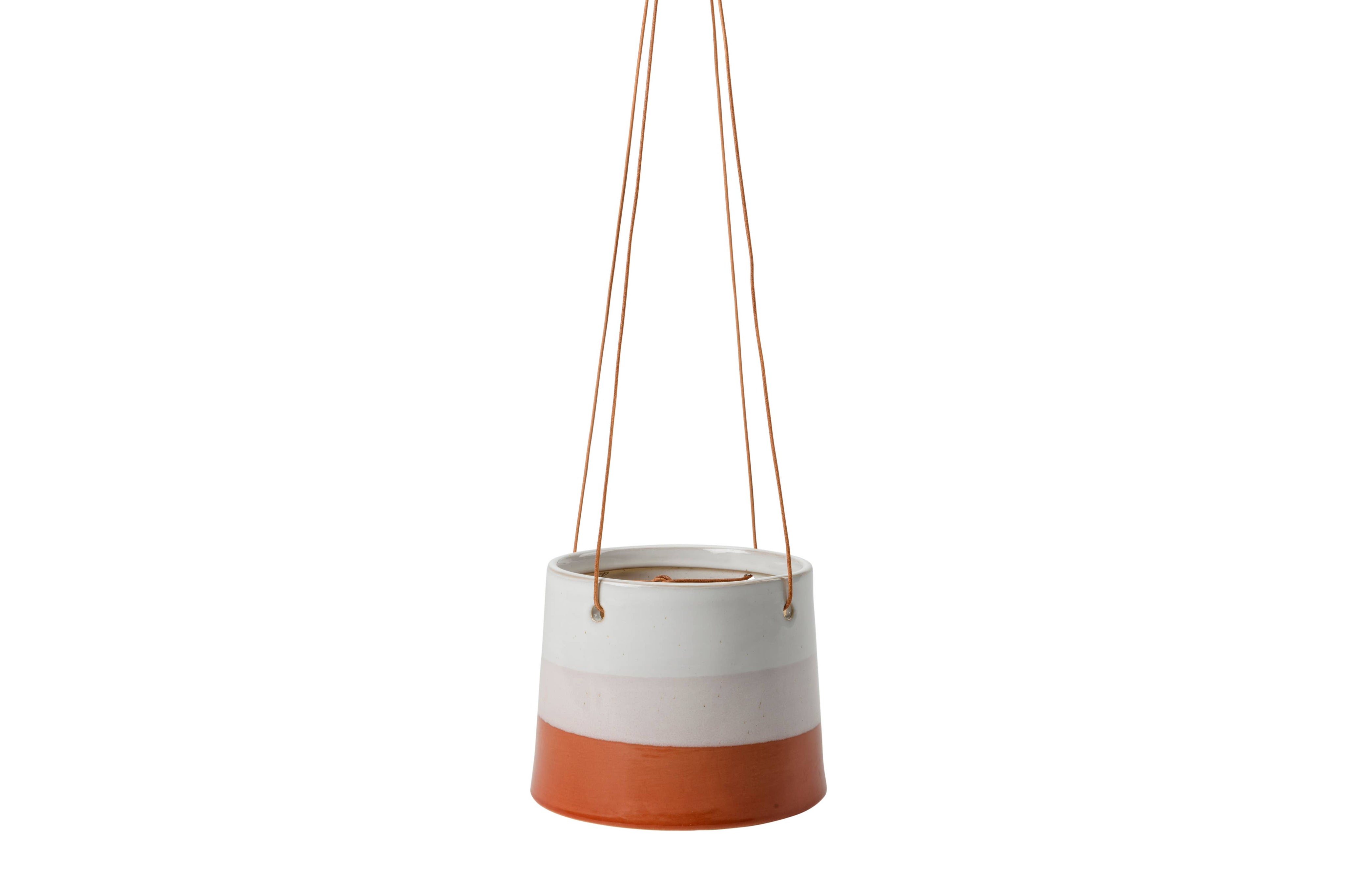 Hanging Pot in Terracotta & Blush