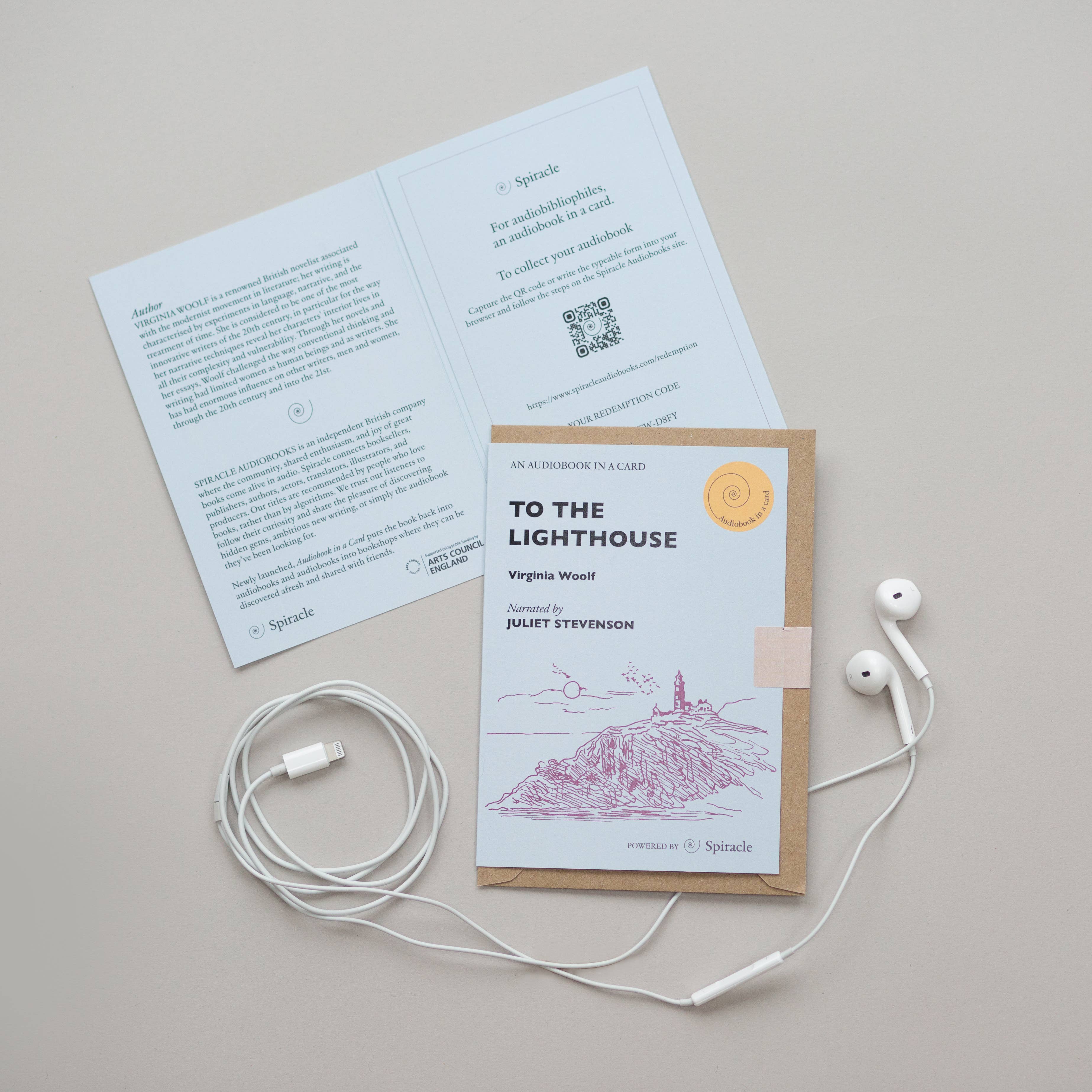 Audiobook in a Card: To The Lighthouse by Virginia Woolf