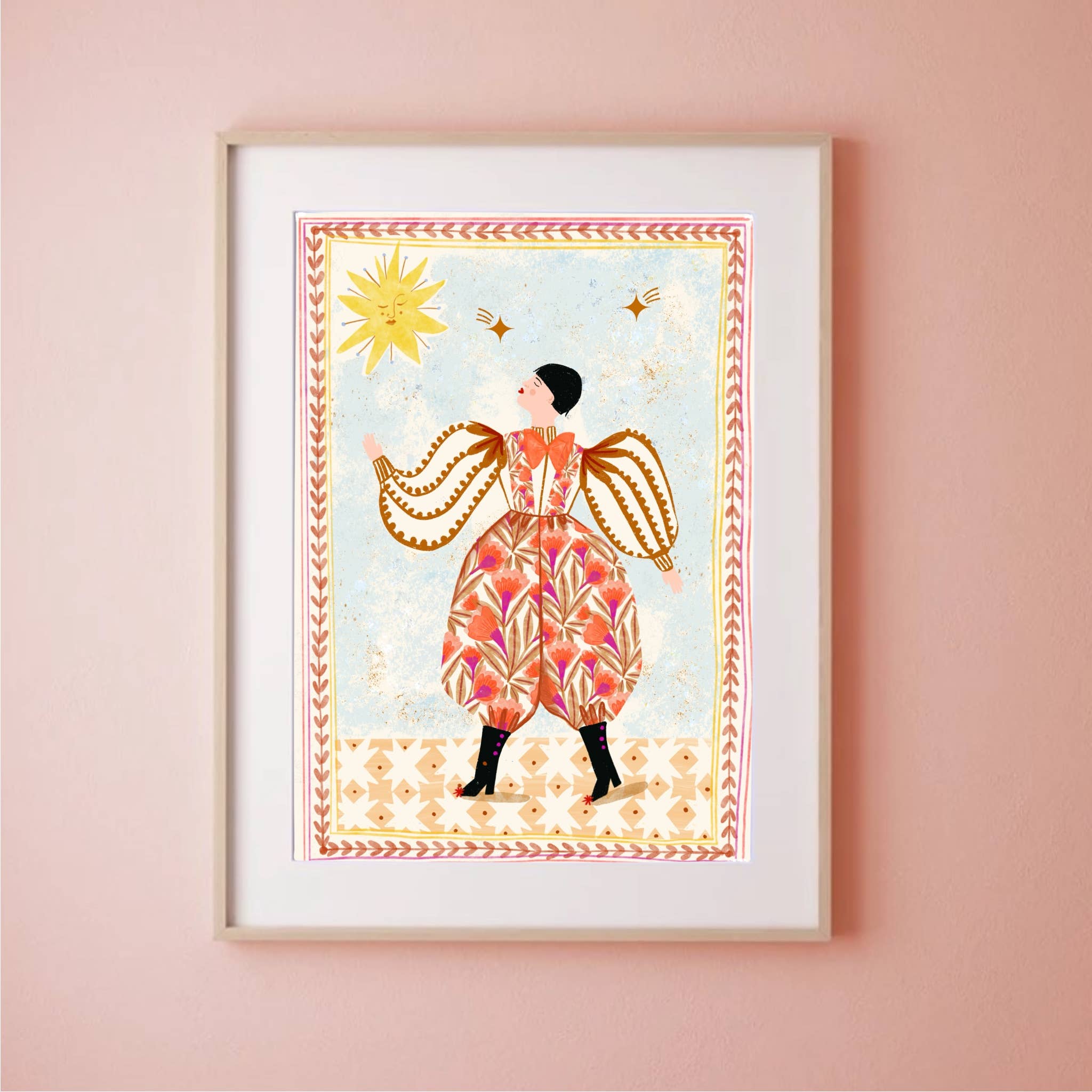 Folk Man | Art Print