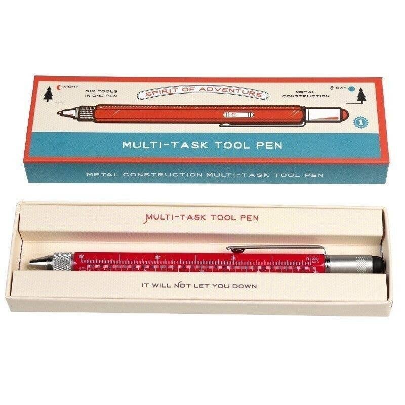 6-in-1 Tool Pen | Spirit Level, Screwdriver & Stylus