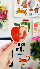 Apple & Work Sticker