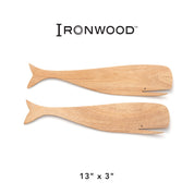 Acacia Whale Salad Servers