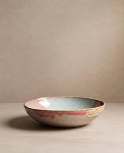 Melting Ice Cream stoneware pasta plate, further view