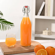 Flip Top Glass Bottle | 1 Litre