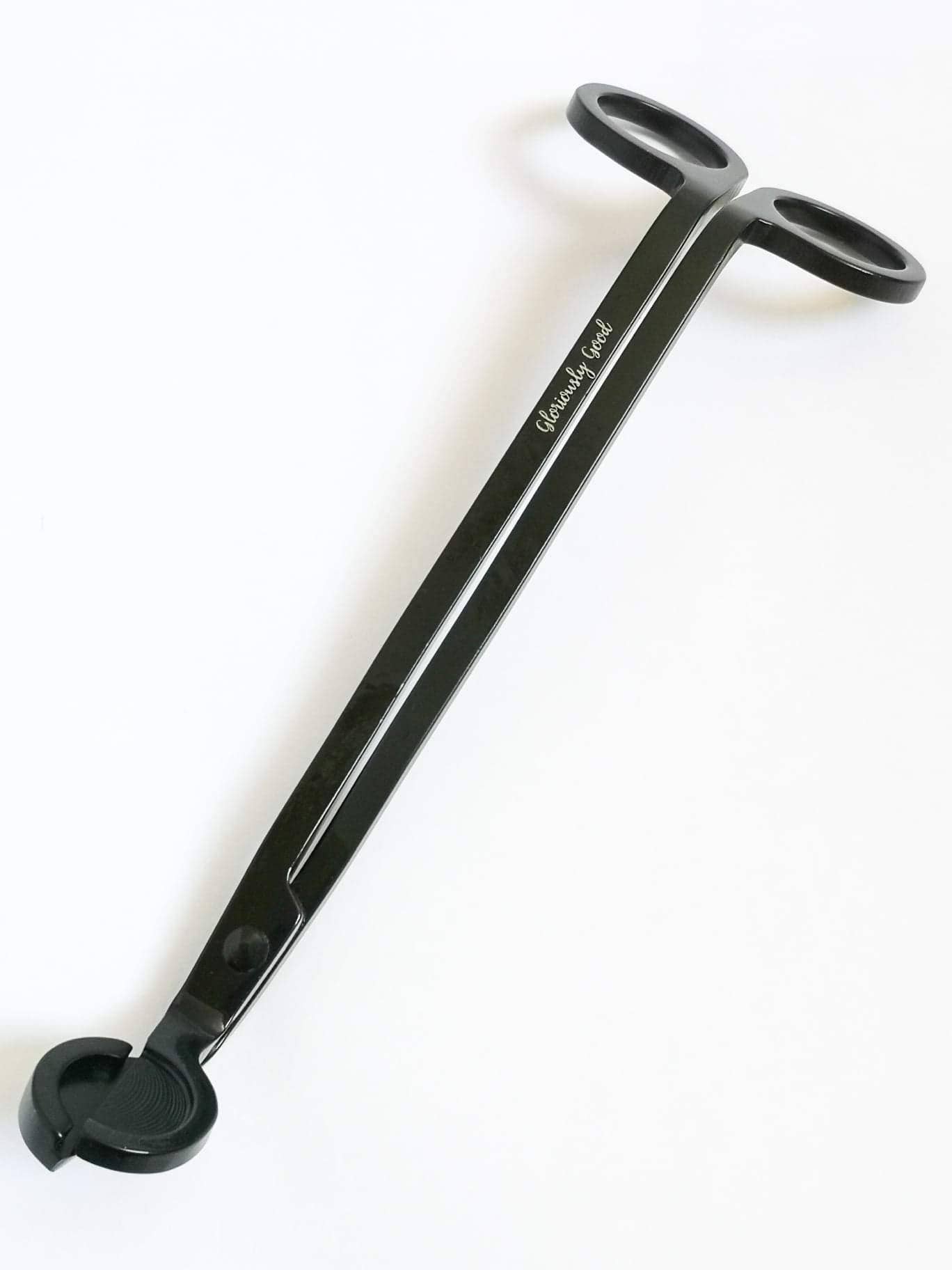 Satin black wick trimmer by Gloriously Good