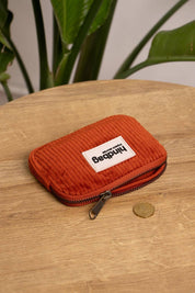 Lili Brick Corduroy Coin Purse
