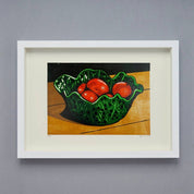 Satsumas linocut A3 print