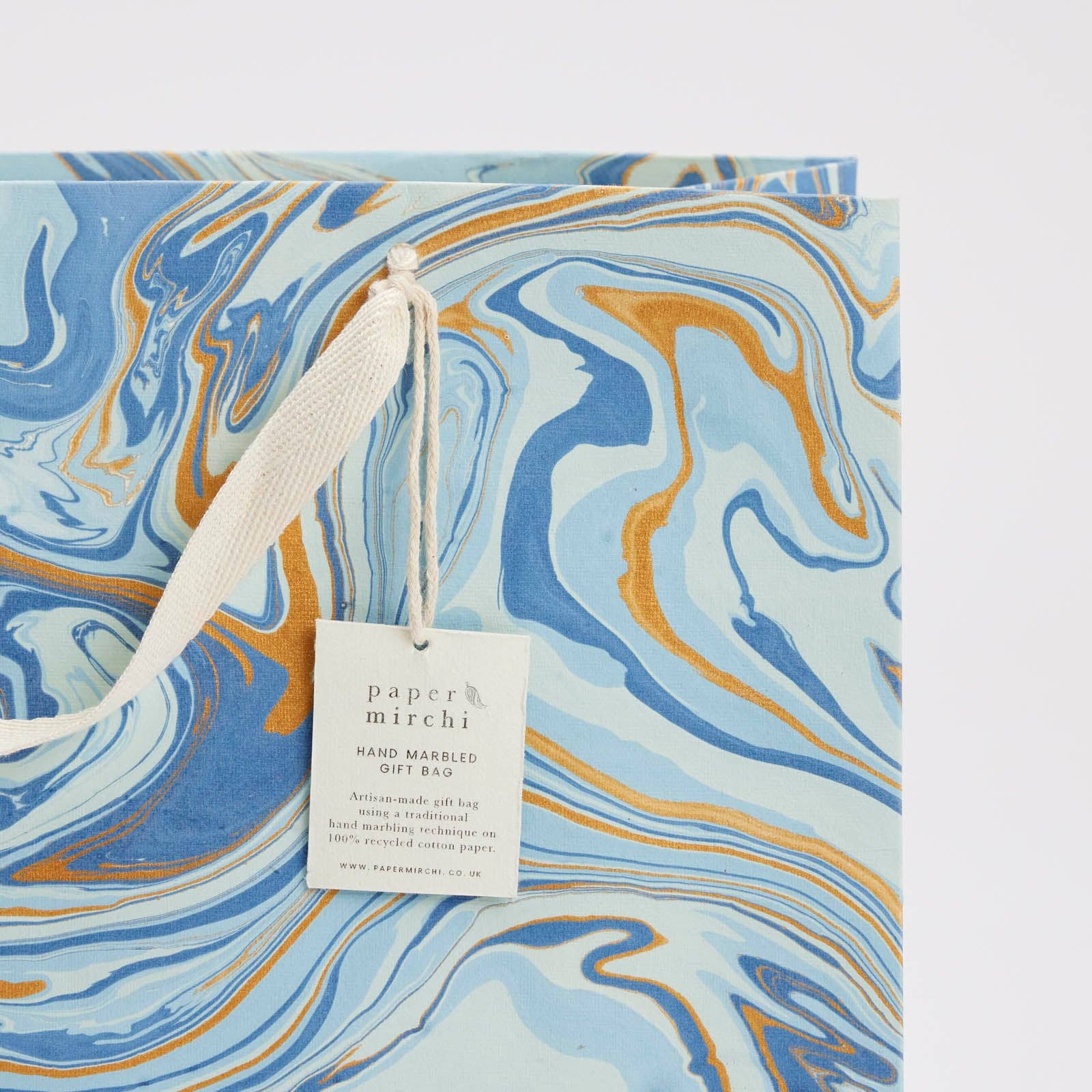 Hand Marbled Gift Bags (Large)