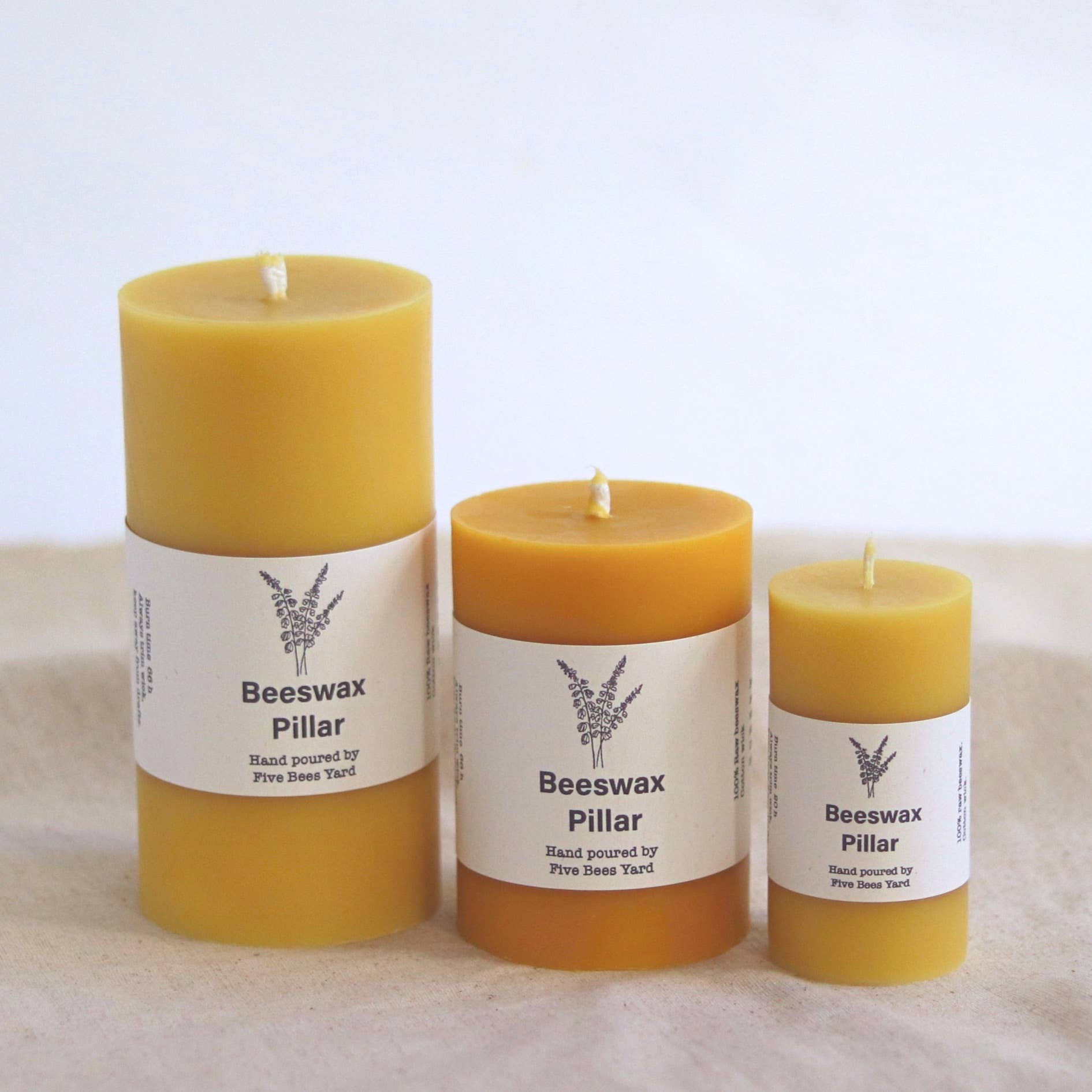 Beeswax Pillar Candles | Church Candle
