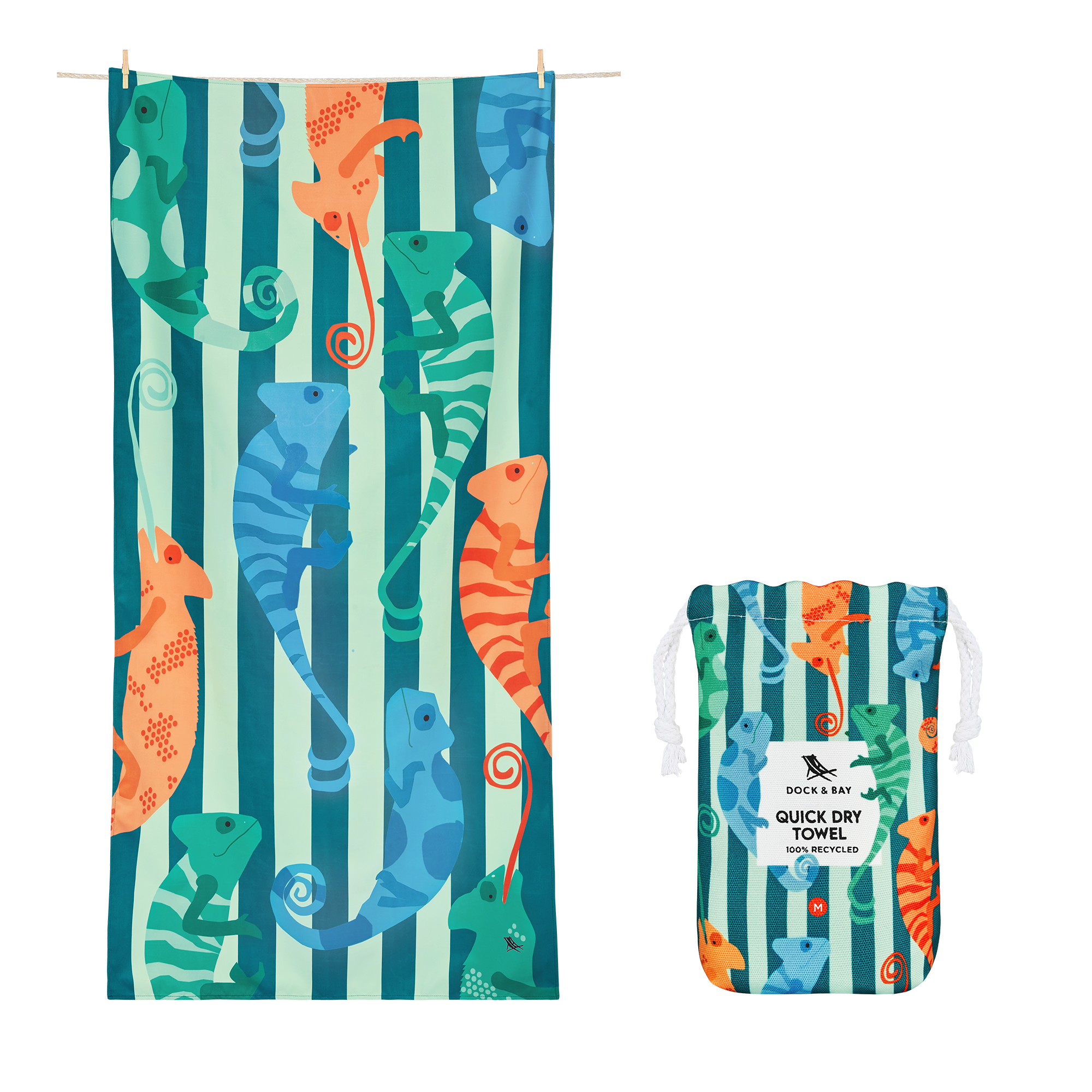 Kids Beach Towel | Karma Chameleon M