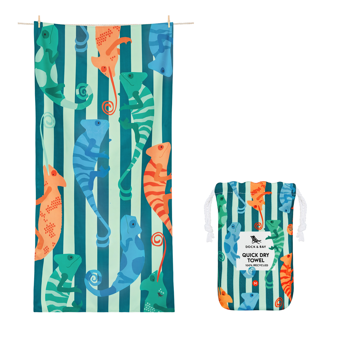 Kids Beach Towel | Karma Chameleon M