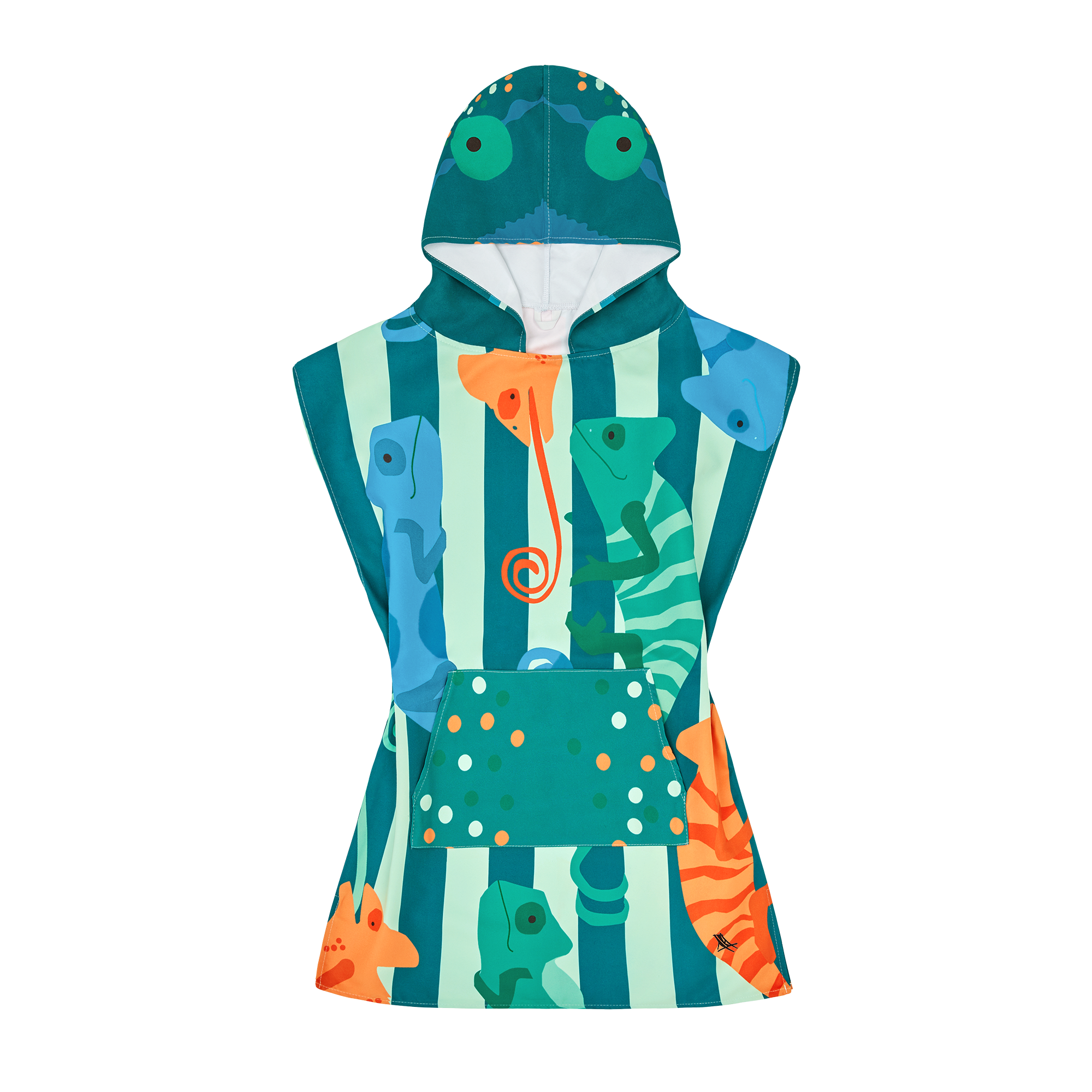 Kids Poncho - Karma Chameleon - Age 3-5