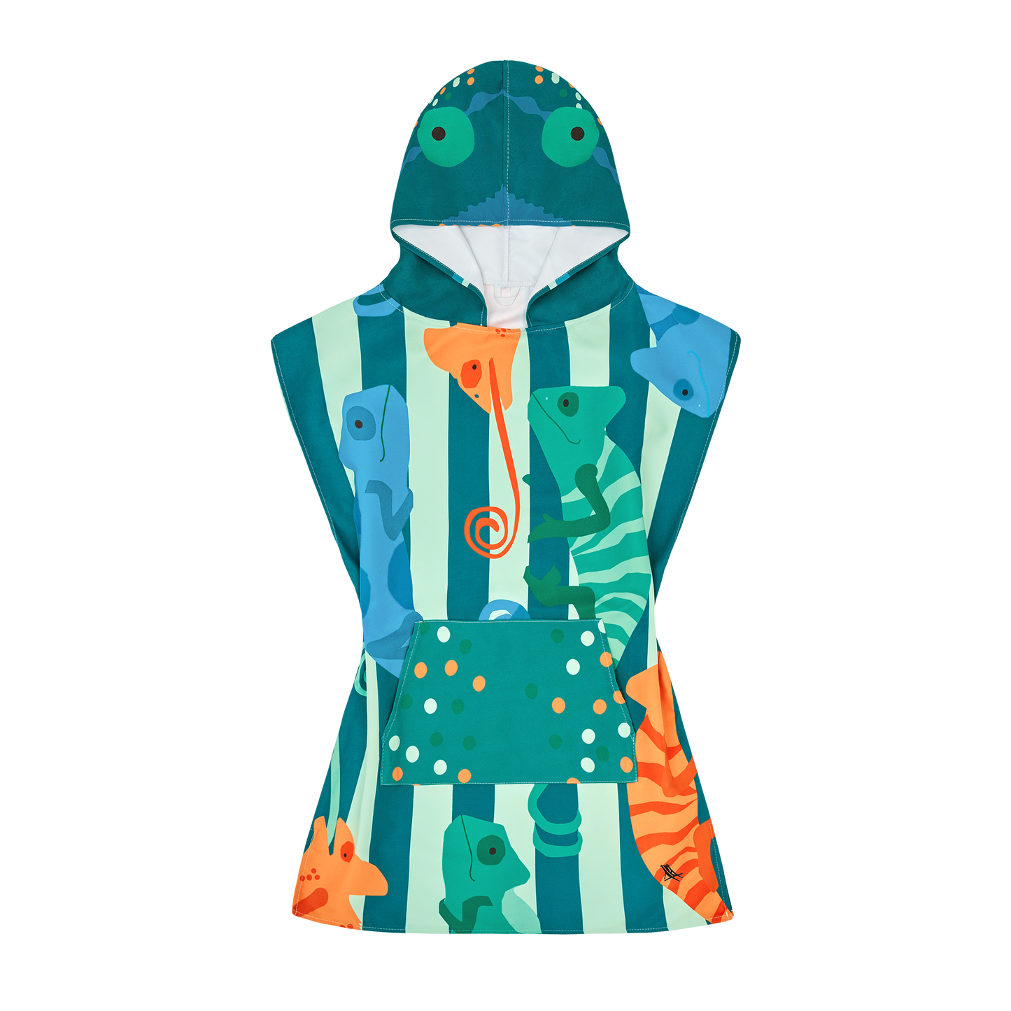 Kids Poncho - Karma Chameleon - Age 3-5