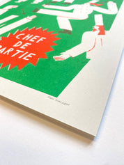Chef de Partie | Riso print A3