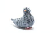 Fair Trade Crochet Pigeon Baby Rattle