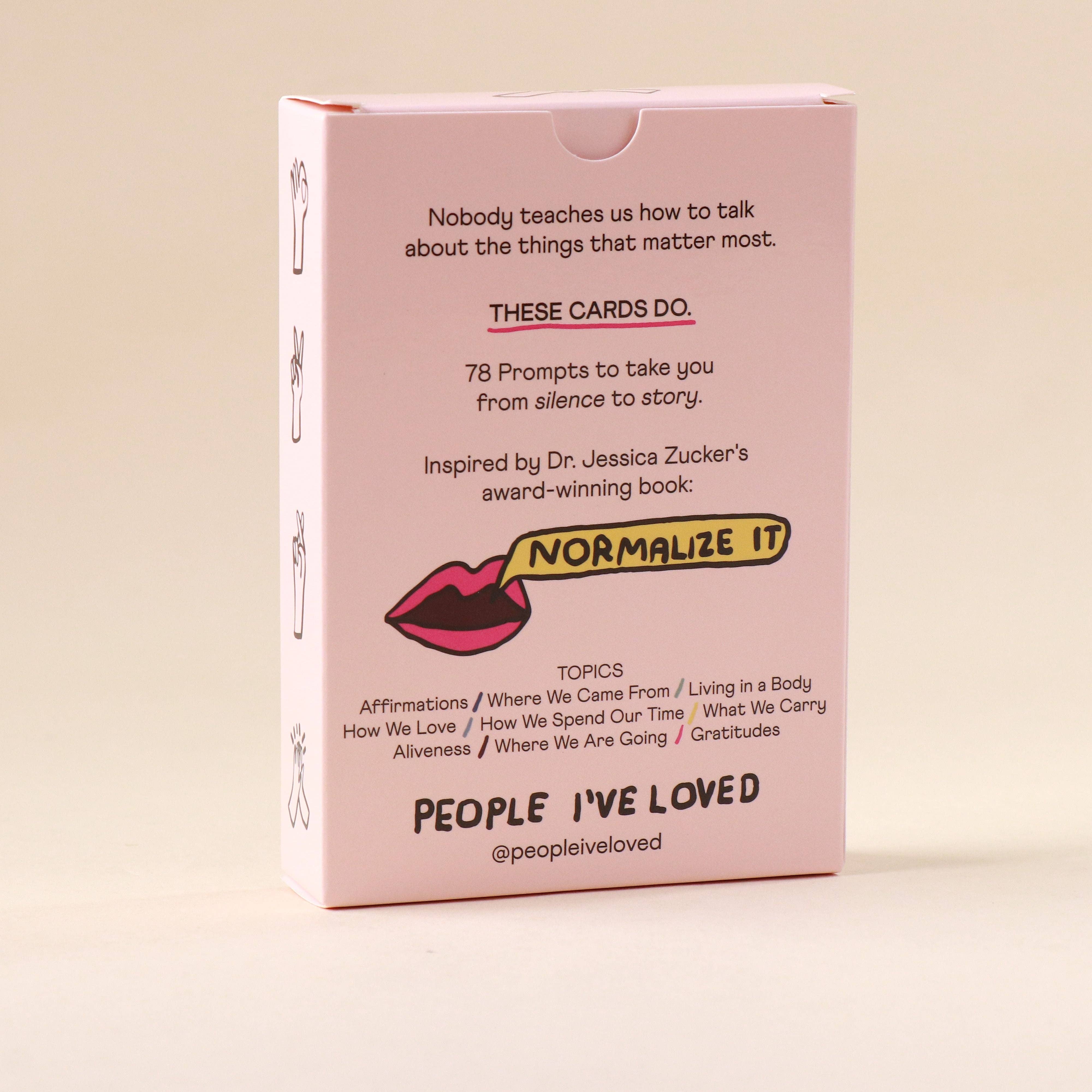 Let's Talk About It Deck by People I've Loved, further view