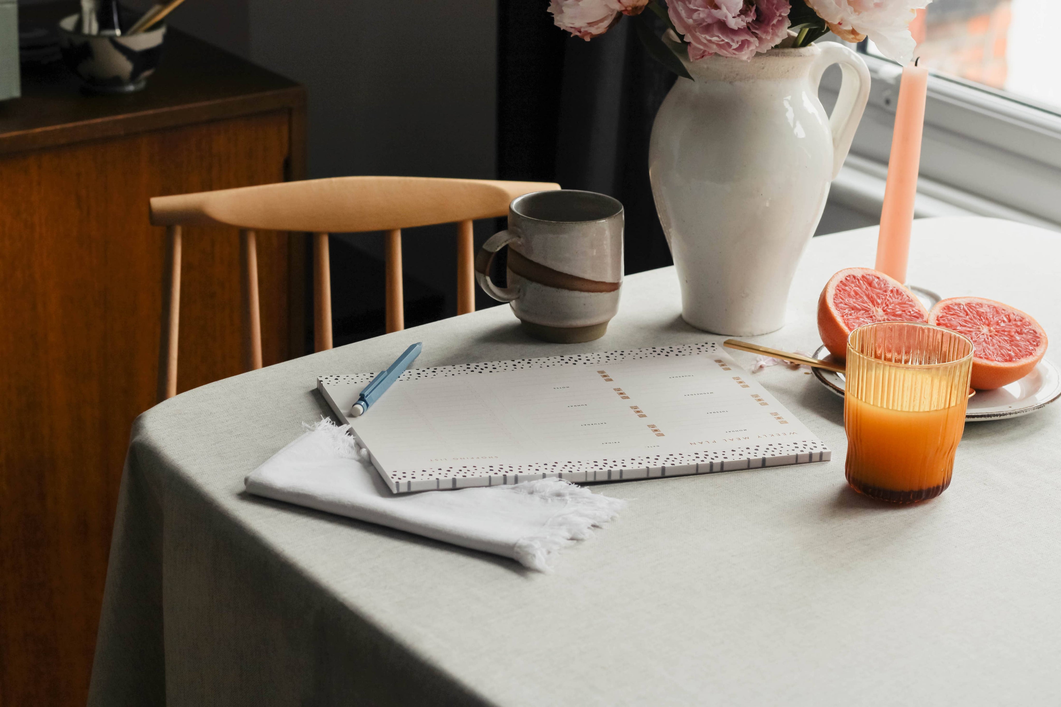 Weekly Meal Planner Pad Mini Dalmatian Spot