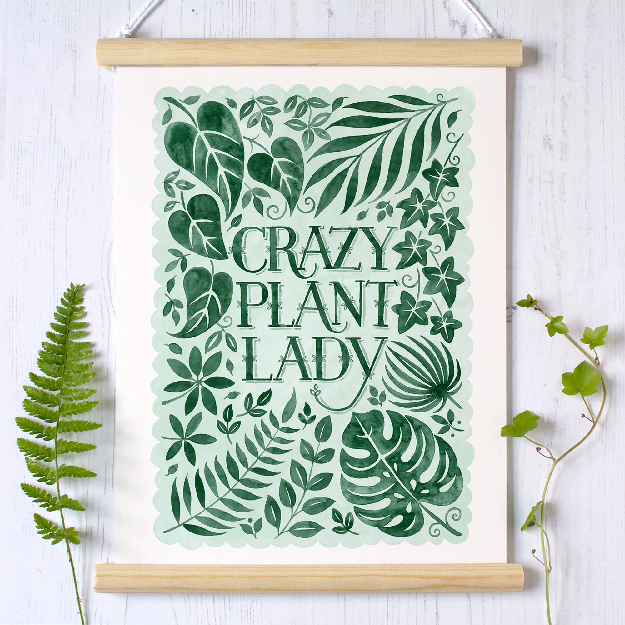 Crazy Plant Lady Print | A4