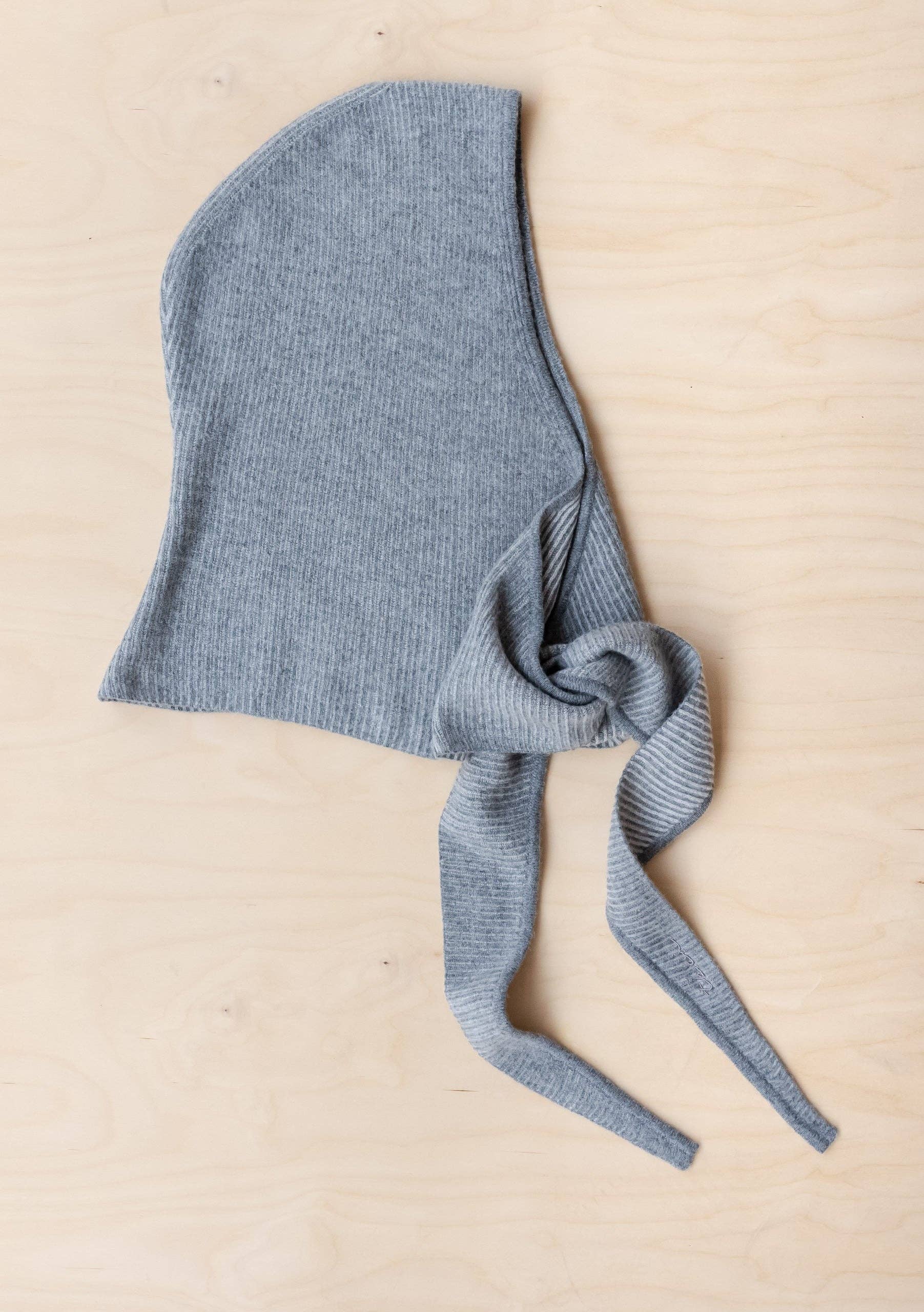 Merino Hood | Grey Two-Tone