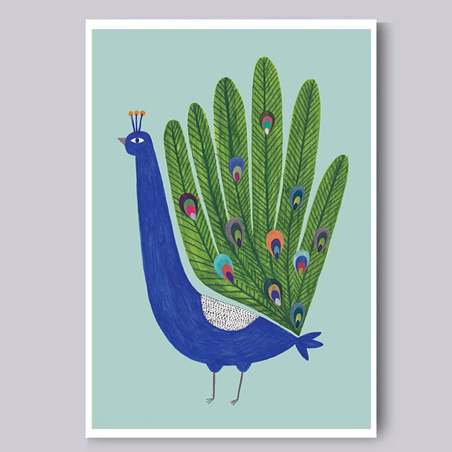 PEACOCK Print A4