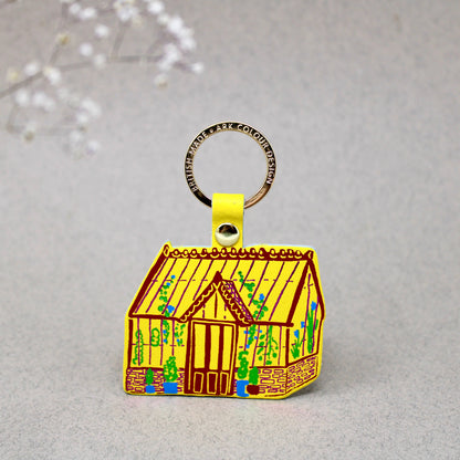 Greenhouse Key Fob: Cream