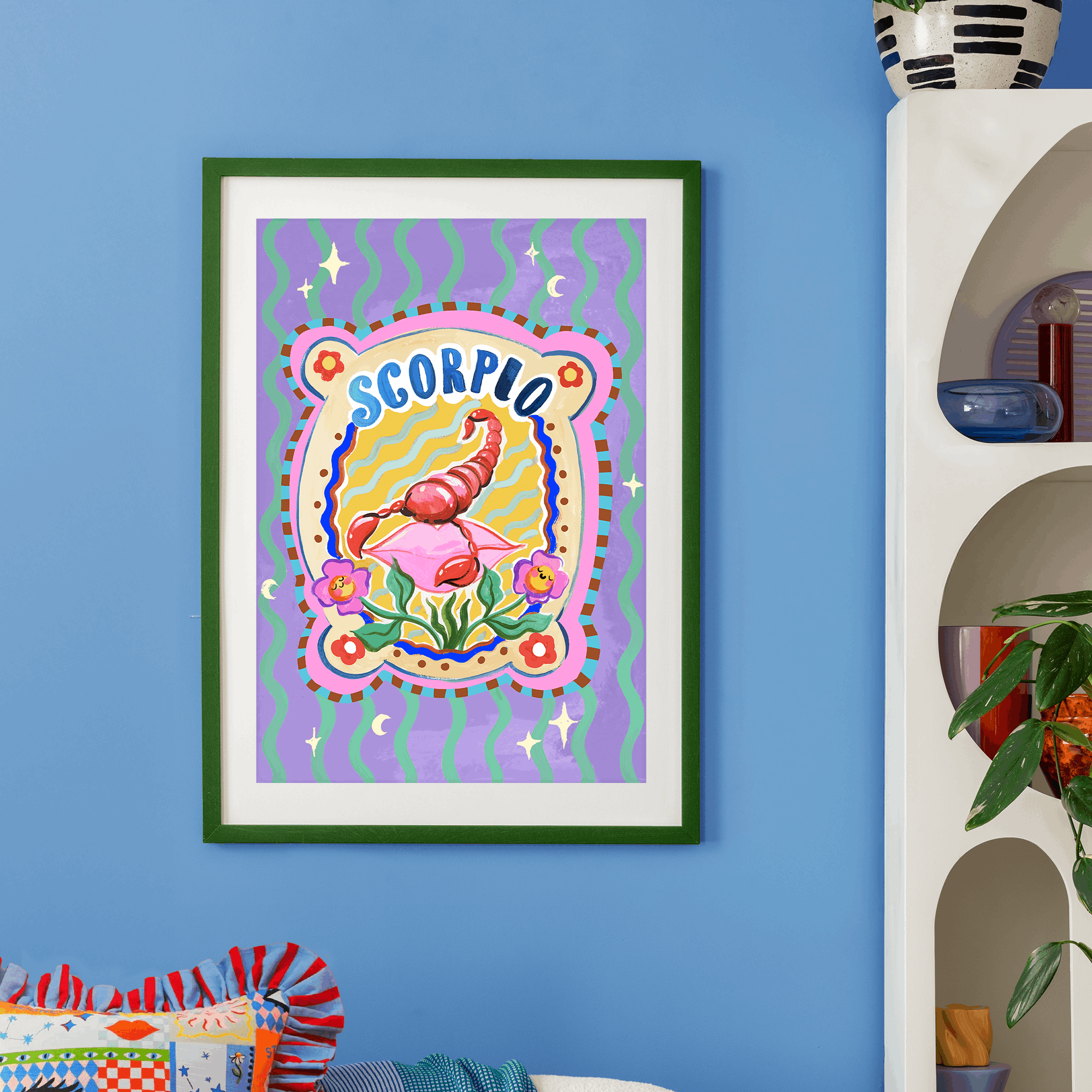 Scorpio Zodiac Print