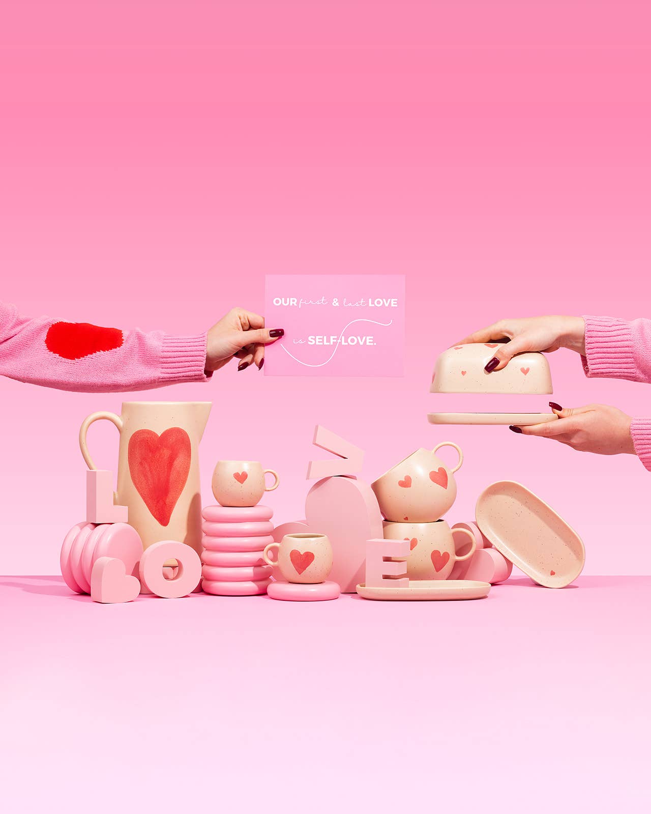 Cozy Hearts Pitcher Limited Edition