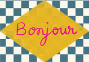 Bonjour | Art Print or Postcard