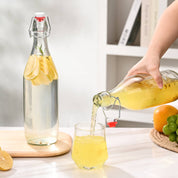 Flip Top Glass Bottle | 1 Litre