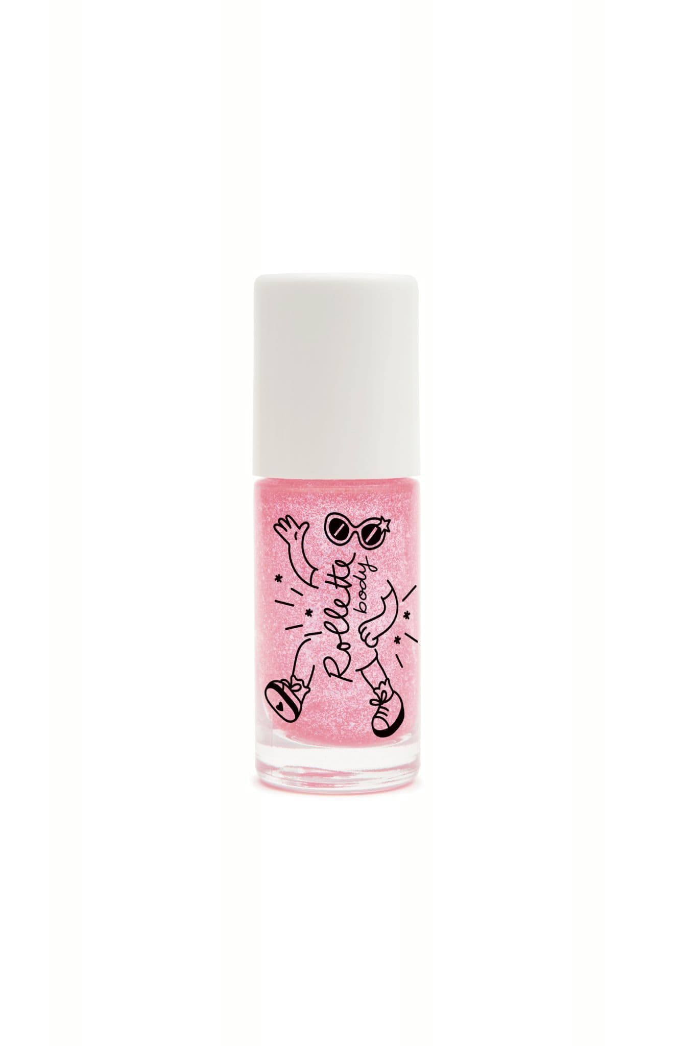 Nailmatic Body Glitter Rollette - Raspberry
