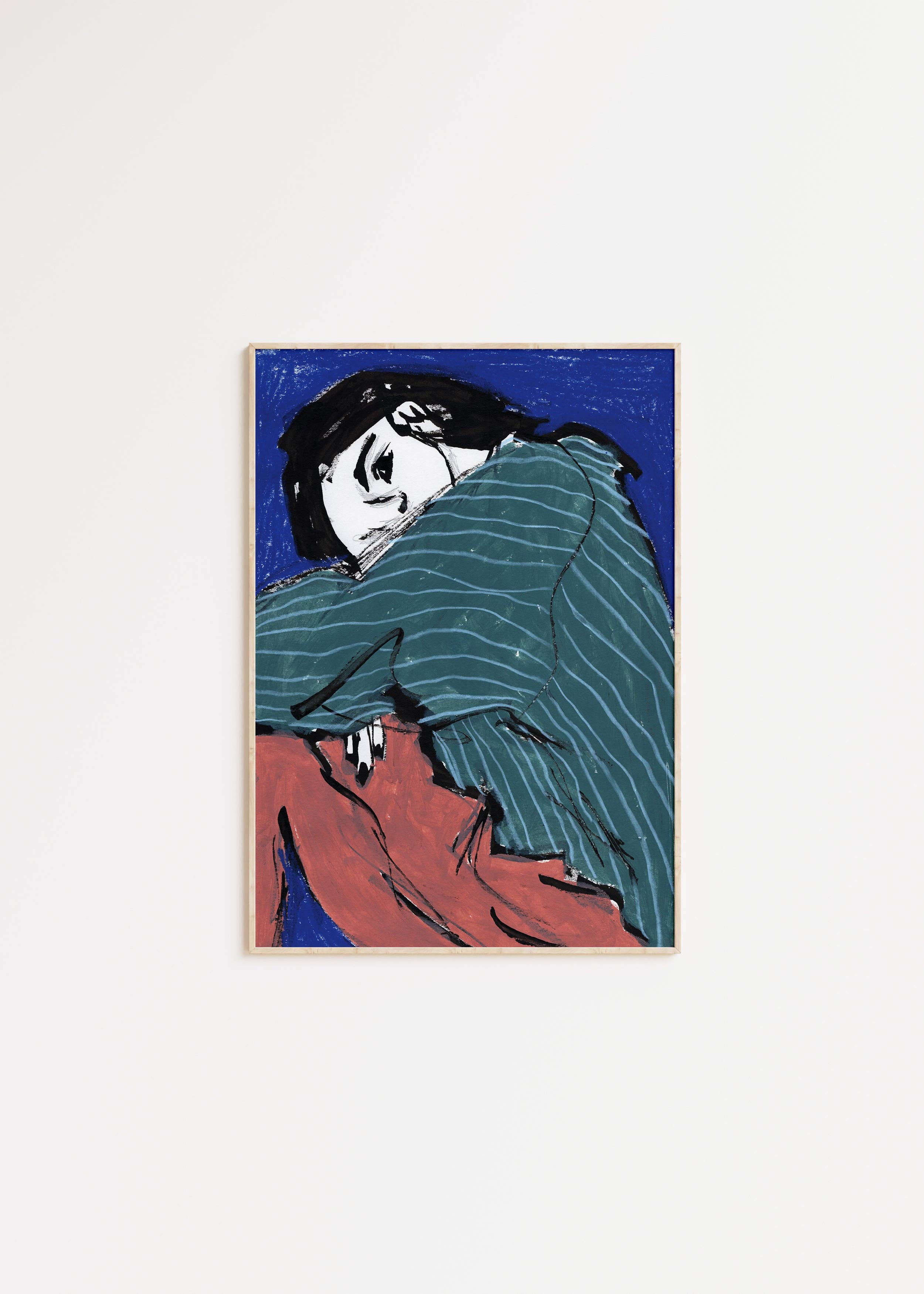 Striped Pyjama Print | A3