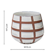 Moda Wax Relief Bowl Planter