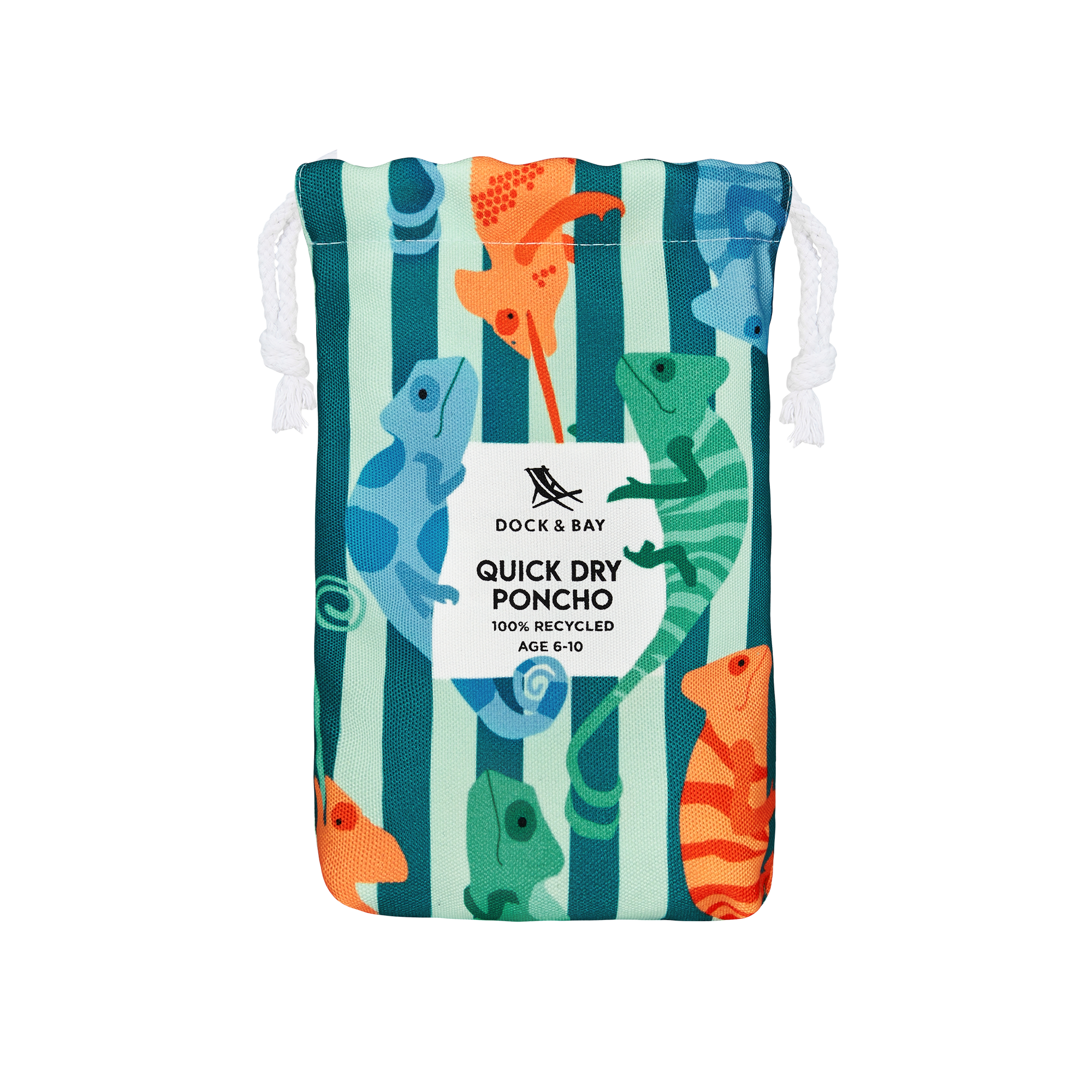 Kids Poncho - Karma Chameleon - Age 3-5