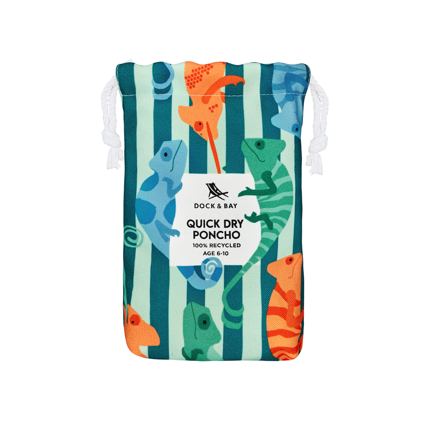 Kids Poncho - Karma Chameleon - Age 3-5