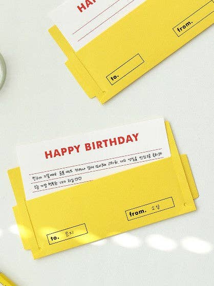 Paperian mailbox greeting card, further view