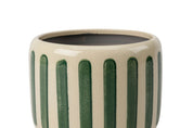 Indoor Pot | Green Stripe