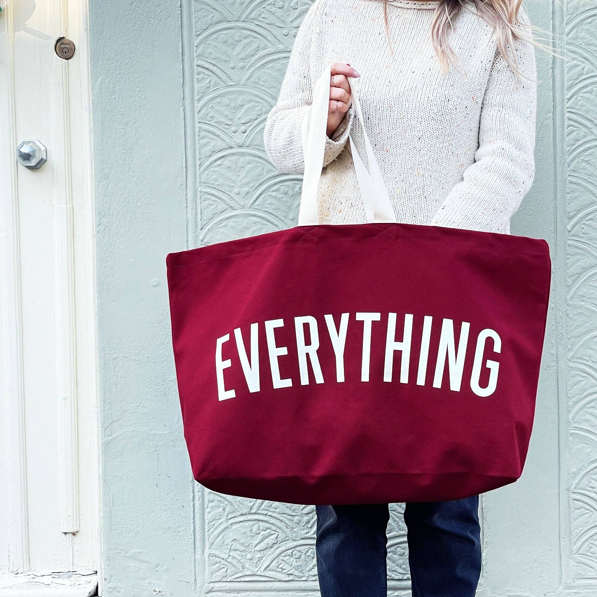 Everything | Burgundy REALLY Big Bag